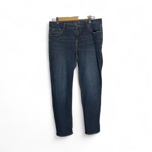 APT. 9 Jeans Women's Sz 12 Straight Leg Dark Wash Cute Stylish